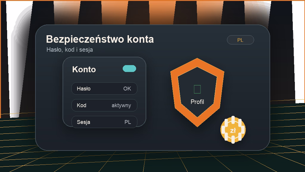 Ochrona konta po zalogowaniu
